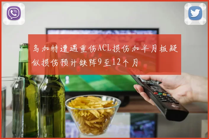 乌加特遭遇重伤ACL损伤加半月板疑似损伤预计缺阵9至12个月